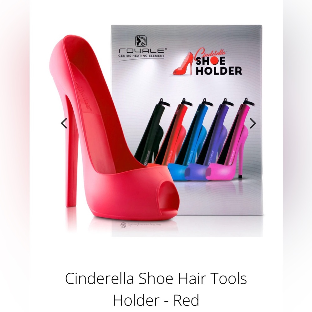 Royale Red High Heel Hair Tool Holder